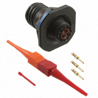 Amphenol Aerospace Operations - D38999/24WA98PN - CONN RCPT 3POS JAM NUT W/PINS