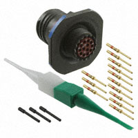 Amphenol Aerospace Operations - D38999/24WB35PN - CONN RCPT 13POS JAM NUT W/PINS