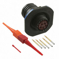 Amphenol Aerospace Operations - D38999/24WB5SN - CONN RCPT 5POS JAM NUT W/SCKT