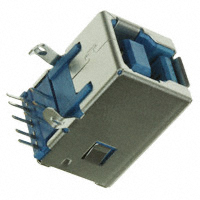 Amphenol Commercial Products - GSB321131HR - CONN RCPT USB 3.0 TYPE B R/A 9PS