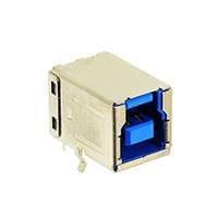 Amphenol Commercial Products - GSB4211311WEU - USB3.1 B STD R/A DIP 30U