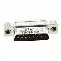 Amphenol Commercial Products - L717SDAH15P - CONN D-SUB PLUG 15P STR SLDR CUP
