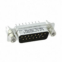 Amphenol Commercial Products - L717SDAH15POL2RM8 - CONN D-SUB PLUG 15POS VERT SLDR
