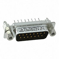 Amphenol Commercial Products - L717SDAH15POL2RM8C309 - CONN D-SUB PLUG 15POS VERT SLDR