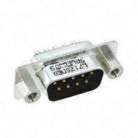 Amphenol Commercial Products - L717SDE09PVFC309 - CONN DSUB PLUG 9POS STR SLDR CUP