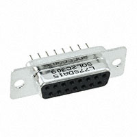 Amphenol Commercial Products - L77SDA15SOL2C309 - CONN D-SUB RCPT 15POS VERT SLDR