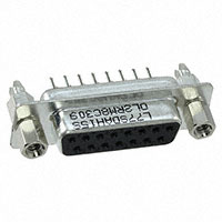 Amphenol Commercial Products - L77SDAH15SOL2RM8C309 - CONN D-SUB RCPT 15POS VERT SLDR