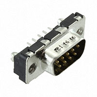 Amphenol FCI - LD09P24A4GX00LF - CONN D-SUB PLUG 9POS VERT SOLDER