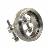 Amphenol PCD - M85049/38S25N - CONN CABLE CLAMP SZ25 M37 SILVER