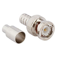 Amphenol RF Division - 031-5560-RFX - CONN BNC PLUG STR 50 OHM PUSH