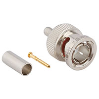 Amphenol RF Division - 031-80102 - CONN BNC PLUG STR 75 OHM CRIMP