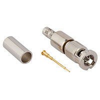 Amphenol RF Division - 034-1055 - CONN HDBNC PLUG STR 75 OHM CRIMP