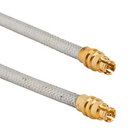 Amphenol RF Division - 095-725-111-030 - SMPM PLUG TO PLUG .085 CBL 3"