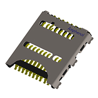 Amphenol Commercial Products - 10101704J6#2A - CONN UFS & MICRO SD PUSH-PULL