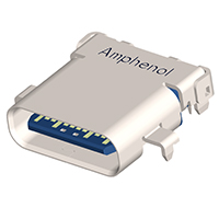 Amphenol Commercial Products - 12401698E4#2A - CONN RCPT USB3.1 TYPEC 24POS SMD