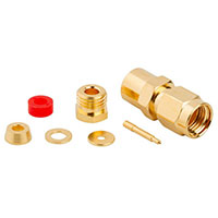 Amphenol RF Division - 132124 - CONN SMA PLUG STR 50OHM SOLDER