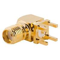 Amphenol RF Division - 132136-12 - CONN SMA JACK R/A 50OHM SMD