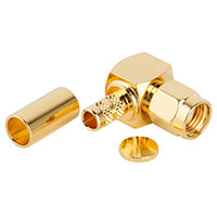 Amphenol RF Division - 132235RP - CONN RPSMA PLUG R/A 50OHM SOLDER