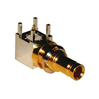 Amphenol RF Division - 282116-75 - CONN 1.0/2.3 PLUG R/A 75 OHM PCB