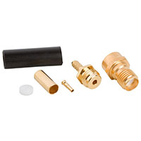 Amphenol RF Division - 901-9602-1 - CONN SMA JACK STR 50 OHM SOLDER