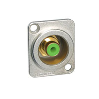 Amphenol Sine Systems Corp - ACJD-GRN - CONN RCA JACK CHASIS MOUNT GREEN