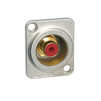 Amphenol Sine Systems Corp - ACJD-RED - CONN RCA JACK CHASIS MOUNT RED