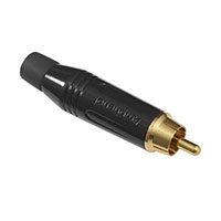 Amphenol Sine Systems Corp - ACPR-BLK - CONN PLUG RCA BLACK