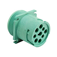 Amphenol Sine Systems Corp - AHD10-9-1939P8R - CONN RCPT HSNG MALE 9POS PNL MNT