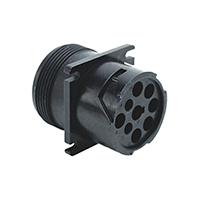 Amphenol Sine Systems Corp - AHD10-9-1939PE - CONN RCPT HSNG MALE 9POS PNL MNT