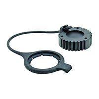 Amphenol Sine Systems Corp - AHDC169-T-BLK - CONN RCPT CAP 9POS STRAP BLACK