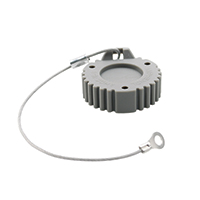 Amphenol Sine Systems Corp - AHDC169-TM - CONN RCPT CAP 9POS LANYARD GRAY