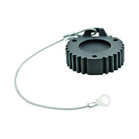 Amphenol Sine Systems Corp - AHDC169-TMBLK - CONN RCPT CAP 9POS LANYARD BLACK