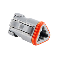 Amphenol Sine Systems Corp - AT06-3S-MM01 - CONN PLUG 3POS W/CAP