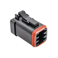 Amphenol Sine Systems Corp - AT06-6S-EC01BLK - CONN PLUG 6POS W/CAP