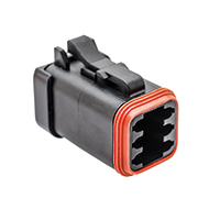 Amphenol Sine Systems Corp - AT06-6S-MM01BLK - CONN PLUG 6POS W/CAP