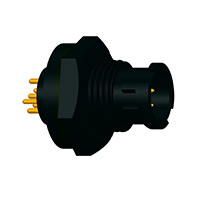 Amphenol LTW - AU-06PMMP-LC7001 - CONN PLUG MALE 6POS GOLD SOLDER