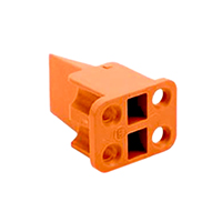 Amphenol Sine Systems Corp - AWP-4S - CONN PLUG WEDGE 4POS ORANGE