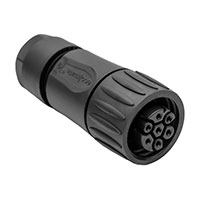 Amphenol Sine Systems Corp - C016 10D006 806 12 - CONN PLUG 6+PE INLINE SKT CRIMP
