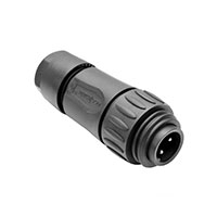 Amphenol Sine Systems Corp - C016 20H003 200 12 - CONN MALE PLUG 3+PE GOLD BLACK