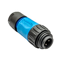 Amphenol Sine Systems Corp - C016 20H003 210 10 - CONN MALE PLUG 3+PE GOLD BLUE