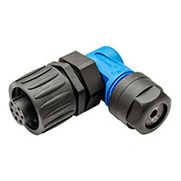 Amphenol Sine Systems Corp - C016 30F006 200 10 - CONN PLUG 6+PE INLINE RA SKT