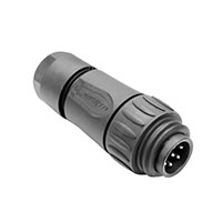 Amphenol Sine Systems Corp - C016 30H006 210 12 - CONN MALE PLUG 6+PE GOLD BLACK