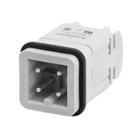 Amphenol Sine Systems Corp - C146 10A003 002 4 - INSERT MALE 3POS+1GND SCREW