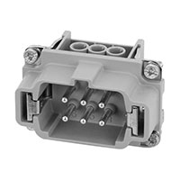 Amphenol Sine Systems Corp - C146 10A006 400 1 - INSERT MALE 6POS+1GND SCREW