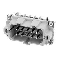 Amphenol Sine Systems Corp - C146 10A010 002 1 - INSERT MALE 10POS+1GND SCREW