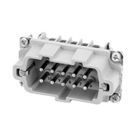 Amphenol Sine Systems Corp - C146 10A010 102 1 - INSERT MALE 10POS+1GND SCREW