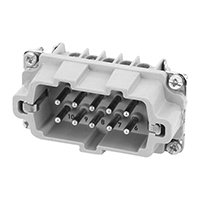 Amphenol Sine Systems Corp - C146 10A010 810 1 - INSERT MALE 10POS+1GND SCREW