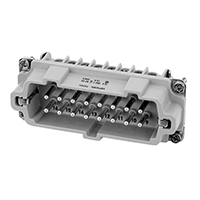 Amphenol Sine Systems Corp - C146 10A016 810 1 - INSERT MALE 16POS+1GND SCREW