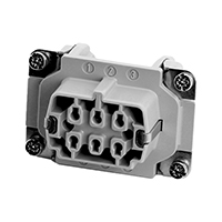 Amphenol Sine Systems Corp - C146 10B006 000 1 - INSERT FEMALE 6POS+1GND CRIMP