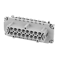 Amphenol Sine Systems Corp - C146 10B006 102 3 - INSERT FEMALE 6+2POS+1GND SCREW